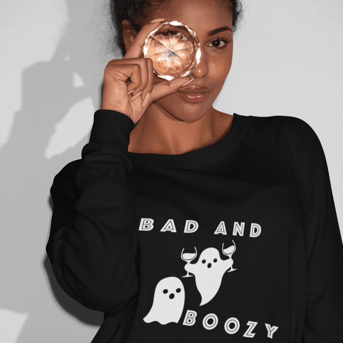 SWEATSHIRT Bad and Boozy Sweatshirt - Elevated